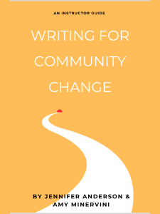 Writing for Community Change: An Instructor Guide book cover