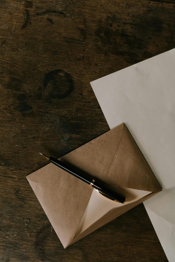 A Pen on an Envelope